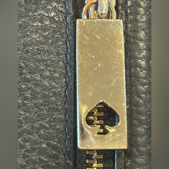 Kate Spade black pebble leather bifold wall - Picture 9 of 9